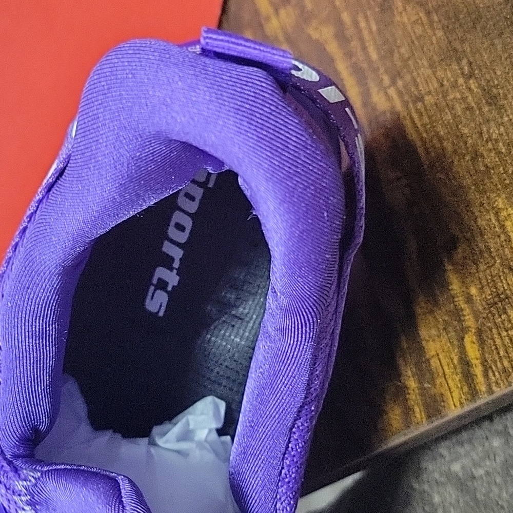 NIB Purple Athletic Sneakers Size 9.5 - Picture 5 of 5